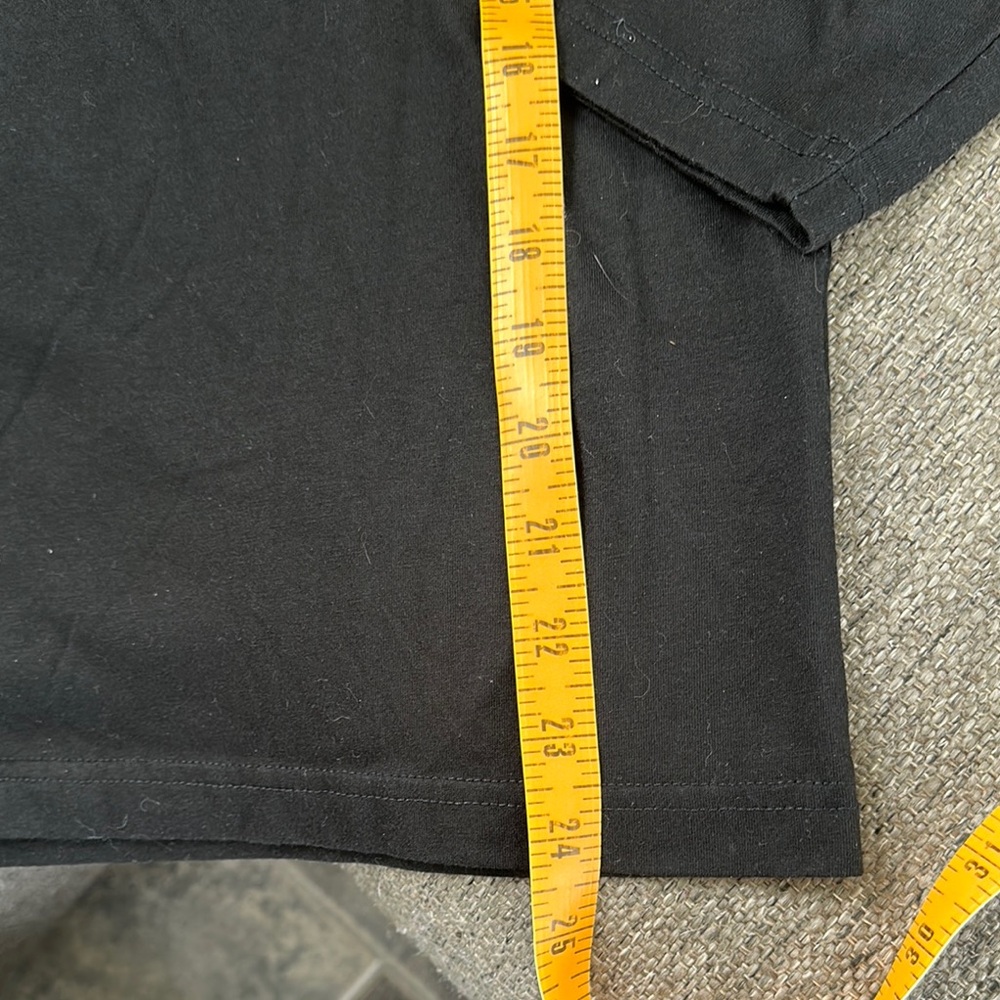 Nautica Men's Black Long Sleeve Sleep Shirt Medium - Picture 3 of 5